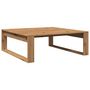 Voir la diapositive 2 : VIDAXL Table basse chene artisanal 100x100x35 cm bois d'ingenierie