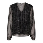 JACQUELINE DE YONG Blouse Manches Longues Noir Femme JDY Cody. Coloris disponibles : Noir