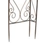 Voir la diapositive 6 : OUTSUNNY Arche de jardin arche à rosiers style fer forgé dim. 120L x 30l x 226H cm métal époxy noir vieilli cuivré