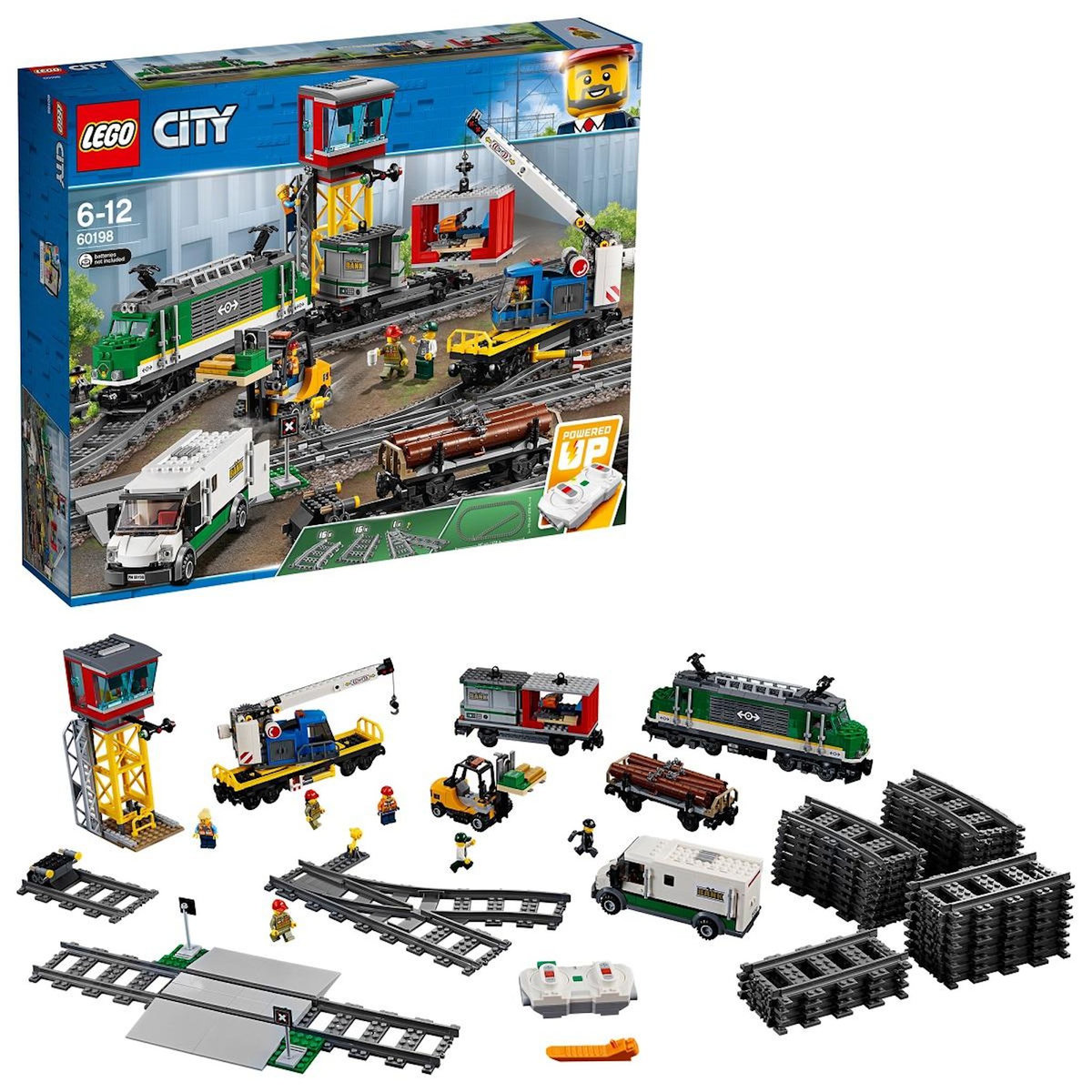 LEGO City 60198 - Le train de marchandises télécommandé