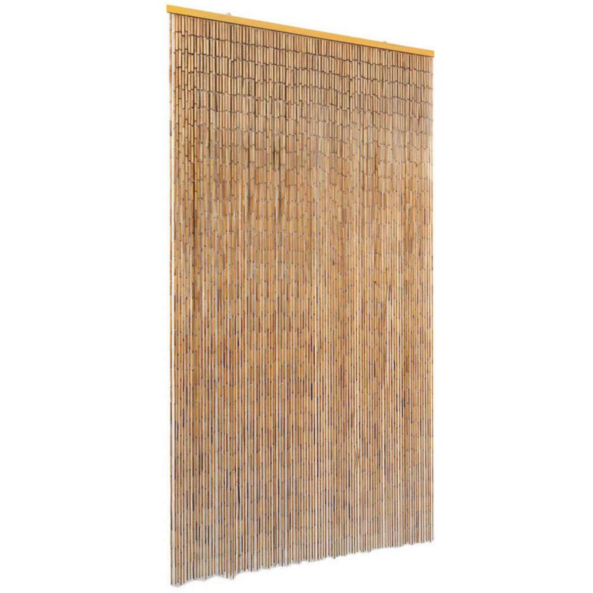 VIDAXL Rideau de porte contre insectes Bambou 100 x 200 cm