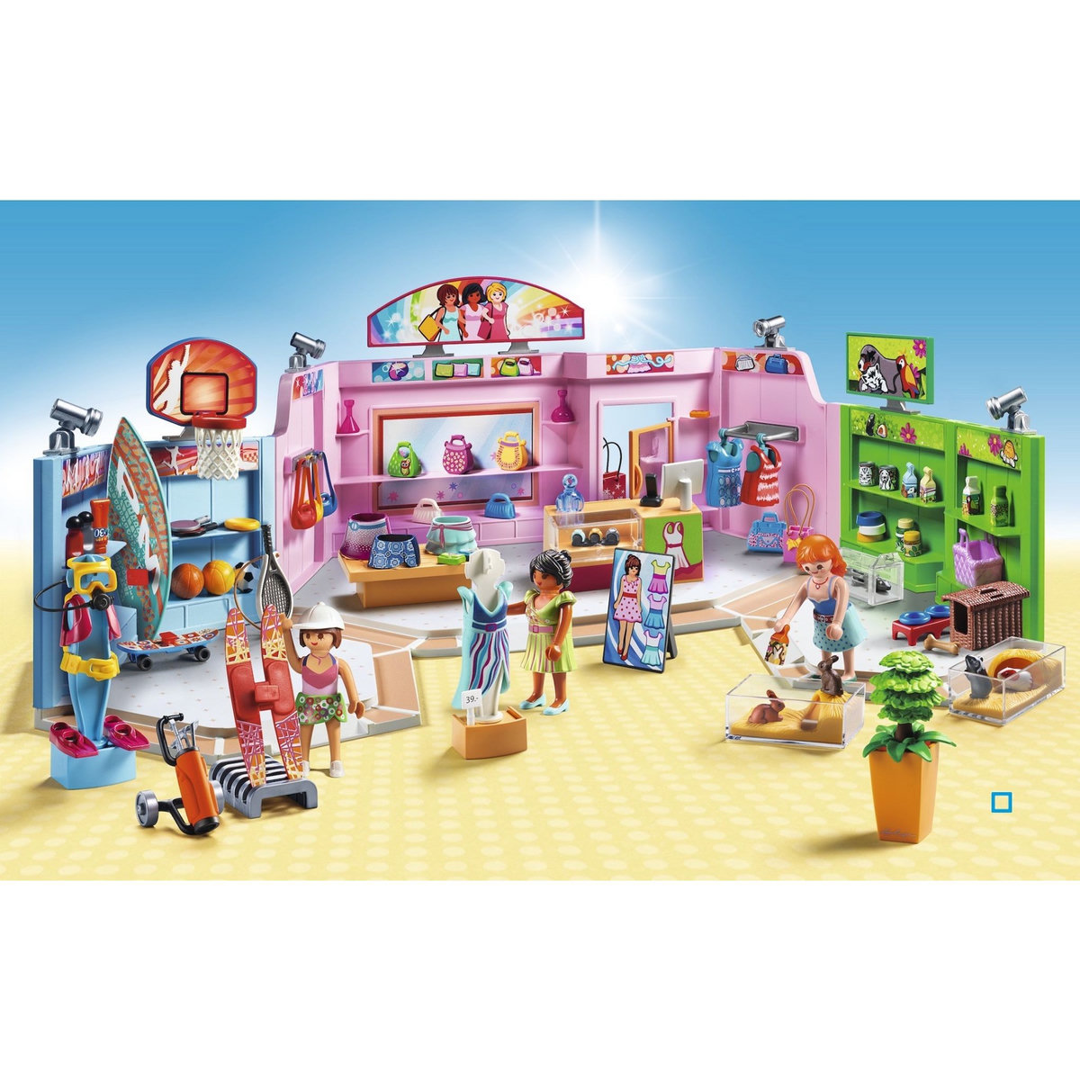PLAYMOBIL 9078 - City Life - Galerie marchande 
