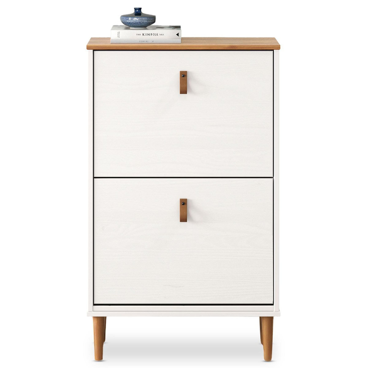 IDIMEX Meuble à chaussures entrée MIKKA en bois massif