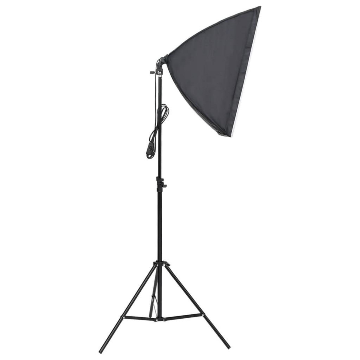 VIDAXL Kit de studio photo avec boîte a lumiere et toile de fond