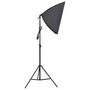 Voir la diapositive 4 : VIDAXL Kit de studio photo avec boîte a lumiere et toile de fond