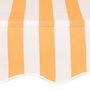 Voir la diapositive 4 : VIDAXL Auvent retractable manuel 300 cm Rayures oranges et blanches