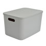 Voir la diapositive 1 : Paris Prix Boîte de Rangement Avec Couvercle  Iris  15,5L Gris