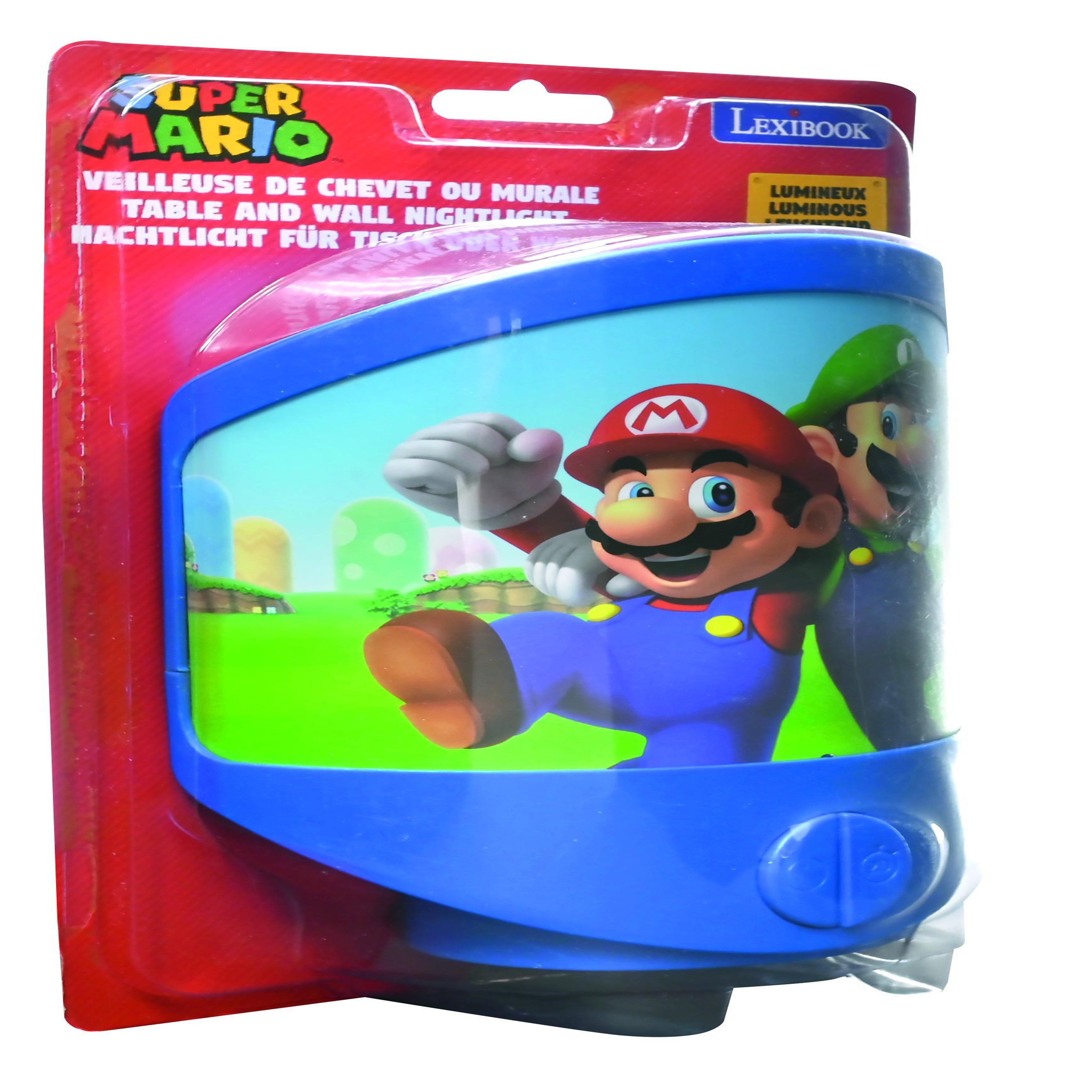 Voir la diapositive 3 : Lexibook Veilleuse de chevet ou murale Super Mario