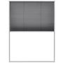 Voir la diapositive 2 : VIDAXL Moustiquaire plissee pour fenetre Aluminium 60 x 80 cm