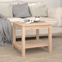 Voir la diapositive 3 : VIDAXL Table basse 50x50x45 cm Bois massif de pin