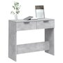 Voir la diapositive 4 : VIDAXL Table console Gris beton 90x36x75 cm Bois d'ingenierie