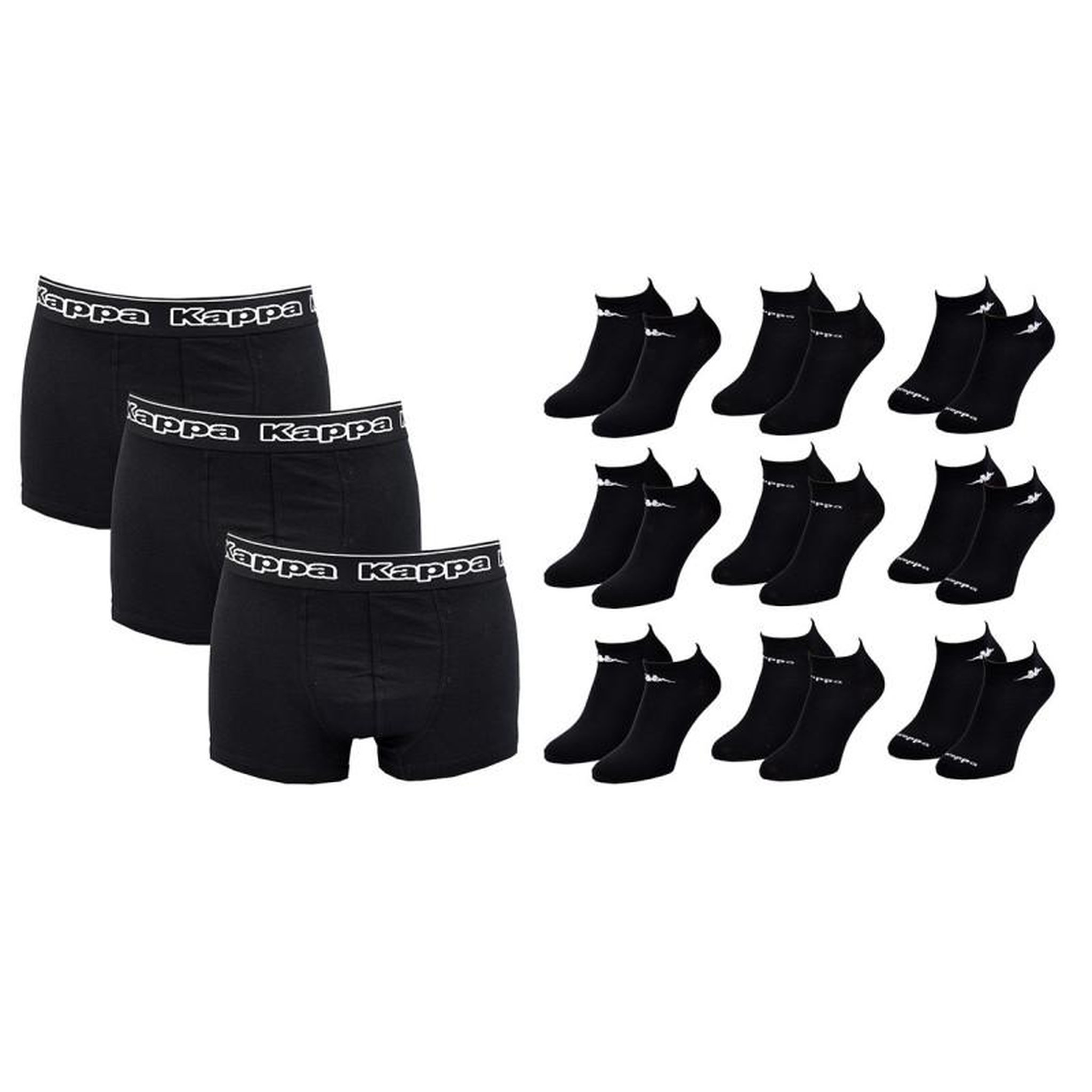 Voir la diapositive 2 : KAPPA Boxer homme KAPPA Lot de 3 PACK CADEAUX