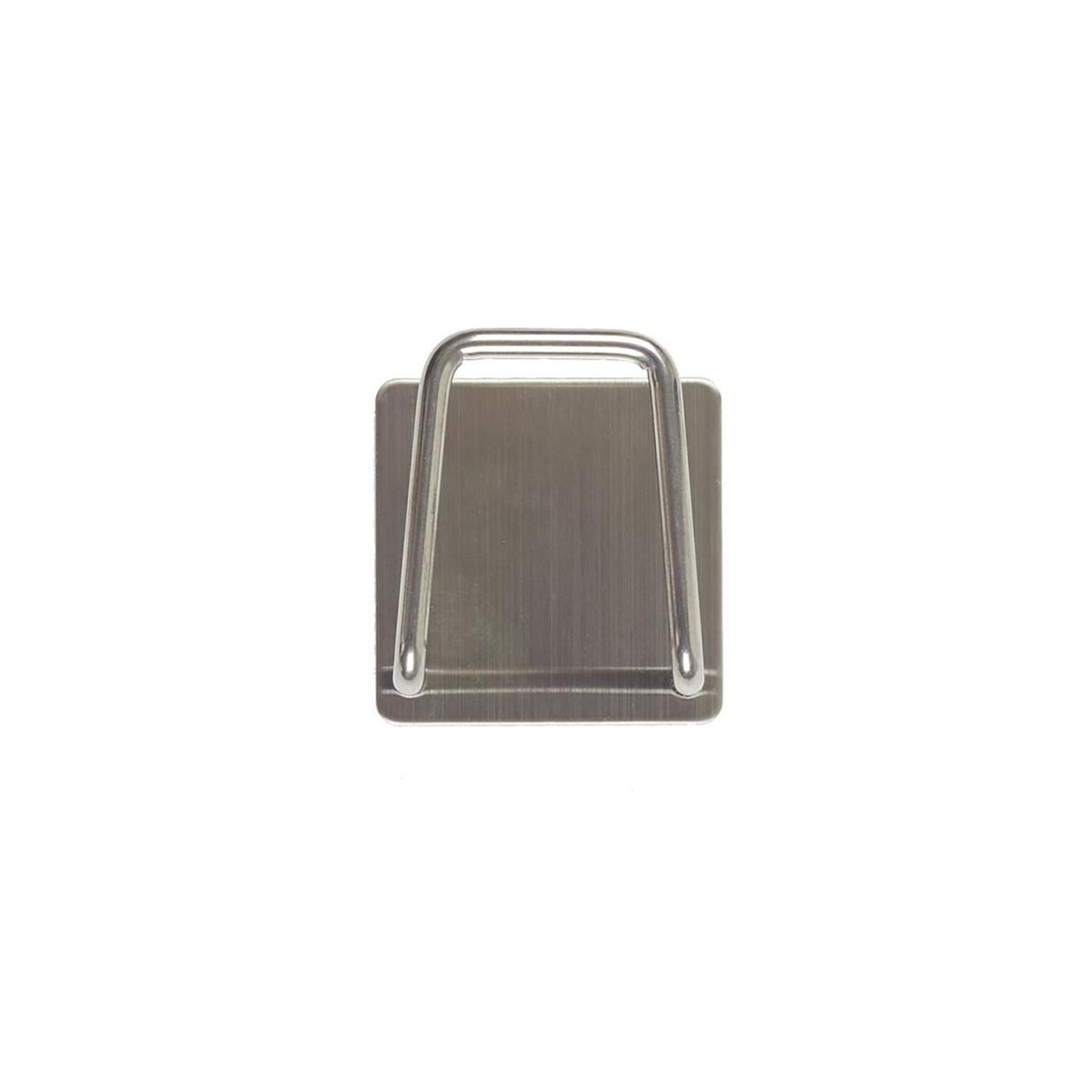 Voir la diapositive 3 : Je cherche une idee Support éponge adhésif  inox  4cm argent
