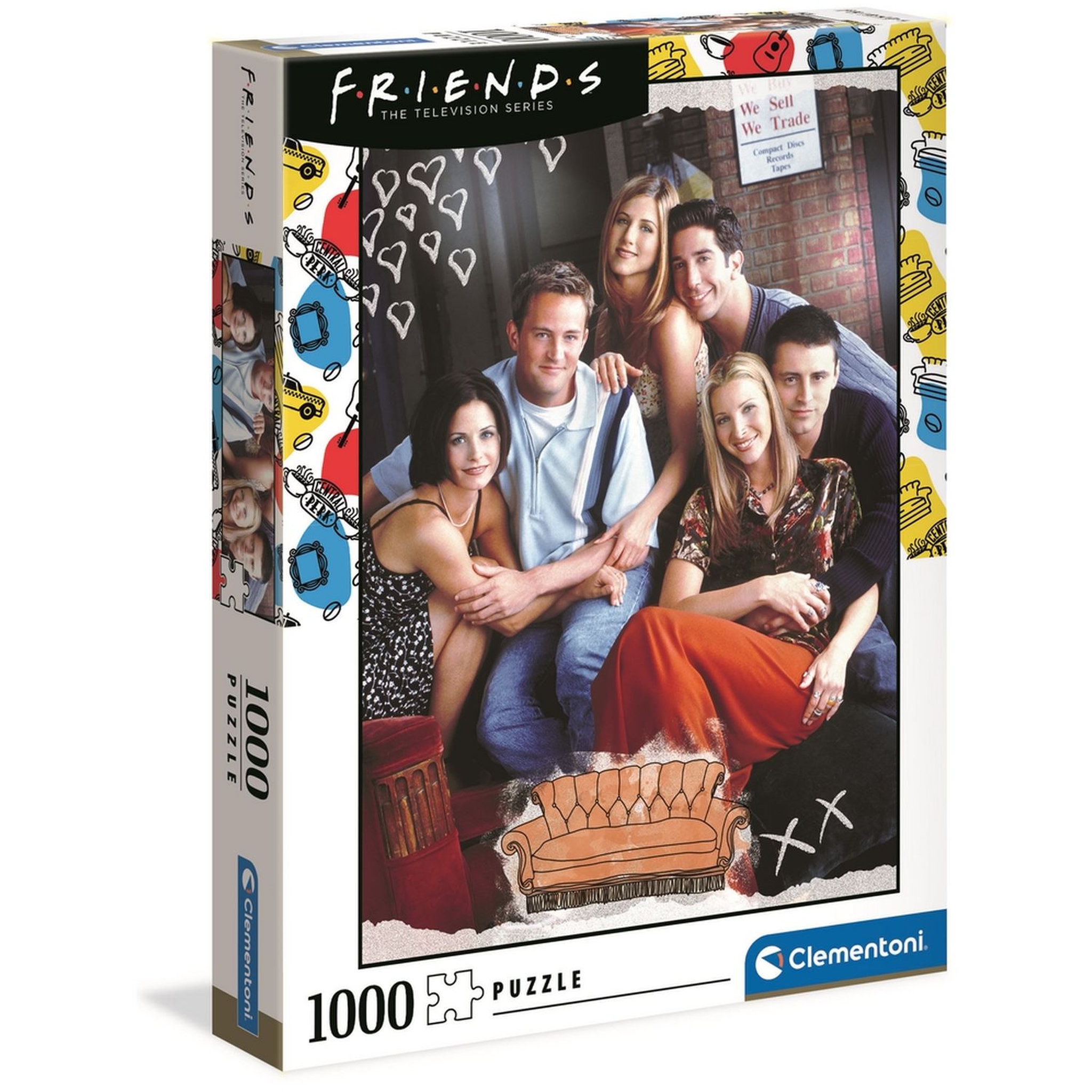 Voir la diapositive 1 : CLEMENTONI Puzzle 1000 pièces Friends 