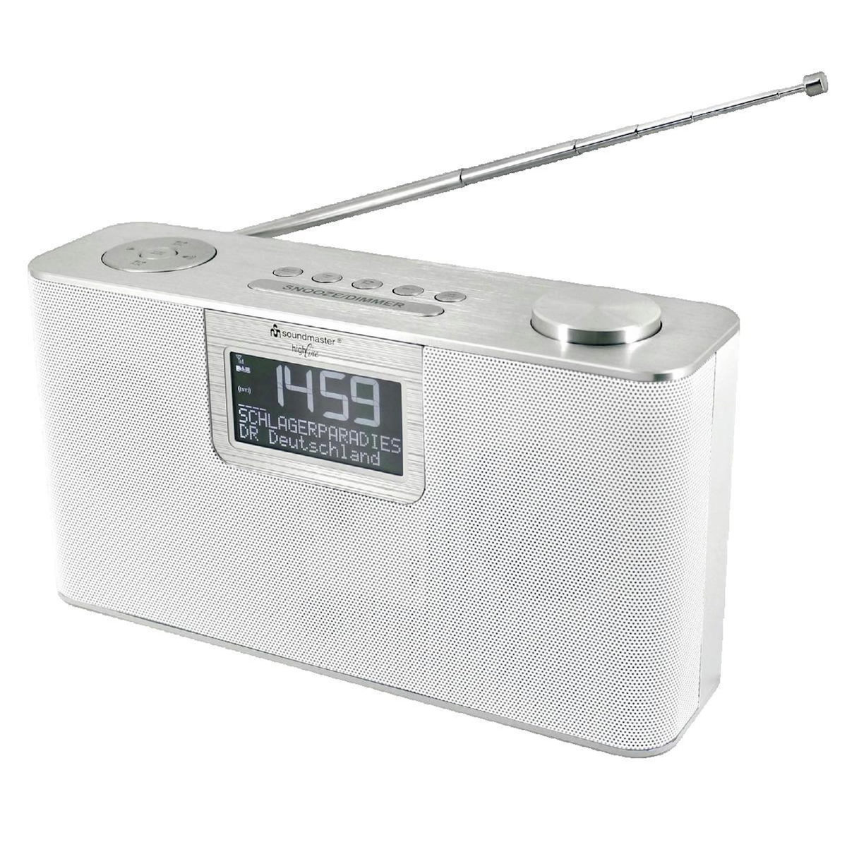 ASTER Radio numérique Aster SoundmDAB700WE avec Bluetooth et écran LCD