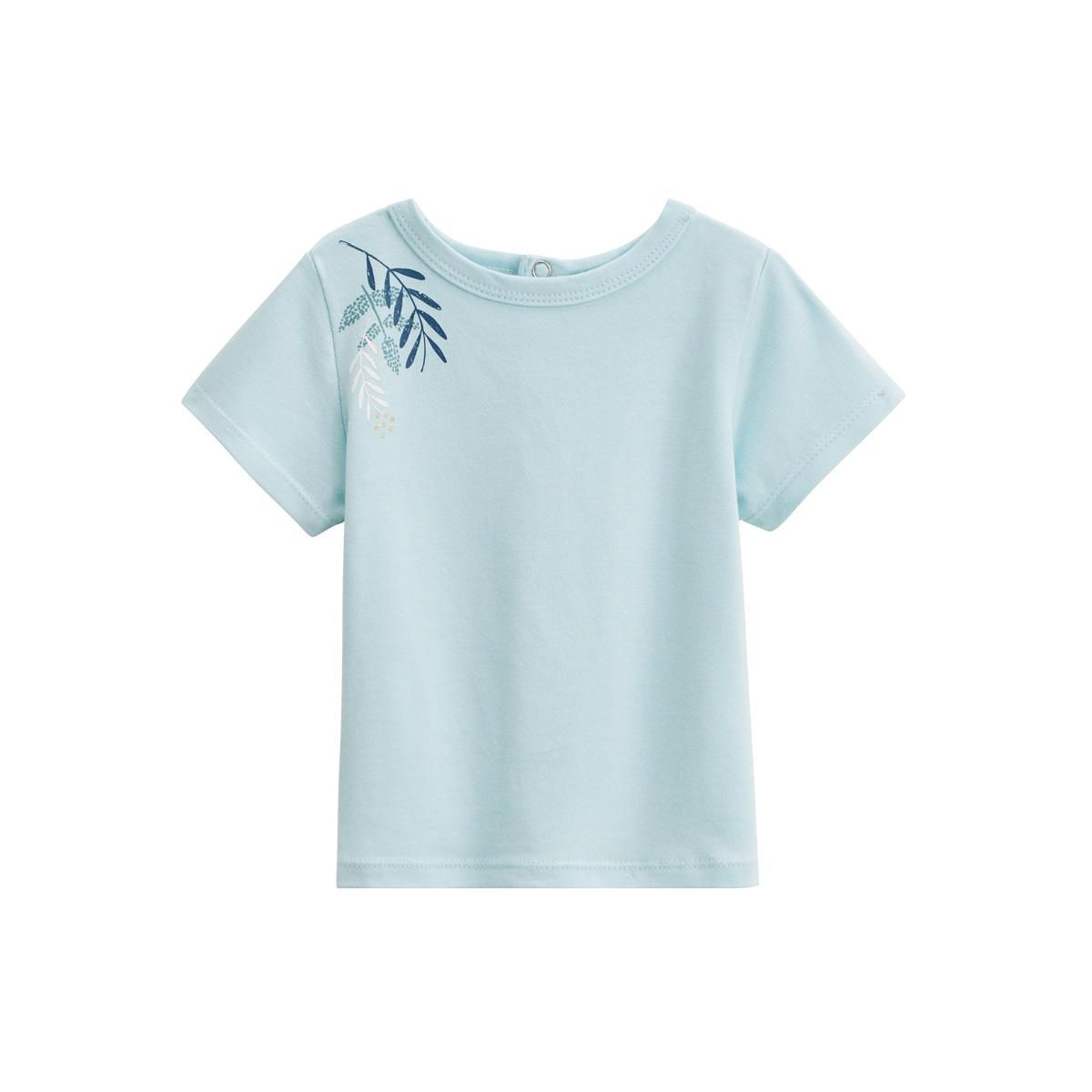 Petit Béguin Ensemble salopette bébé en gaze de coton et t-shirt Iskia