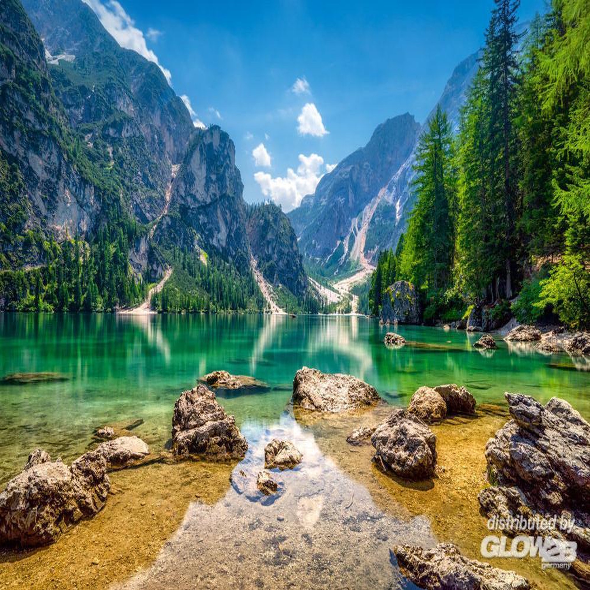 Voir la diapositive 4 : Castorland Puzzle 1000 pièces : Lac paradisiaque