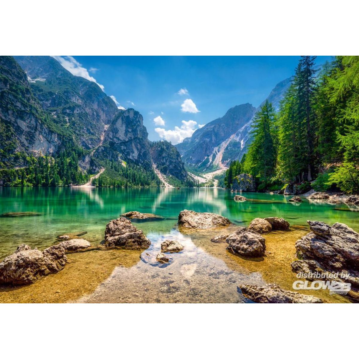 Castorland Puzzle 1000 pièces : Lac paradisiaque