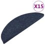 Voir la diapositive 2 : VIDAXL Tapis d'escalier autocollants 15 pcs 56x17x3 cm Bleu