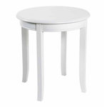 Paris Prix Table d'Appoint Vintage en Bois  Elsa  51cm Blanc