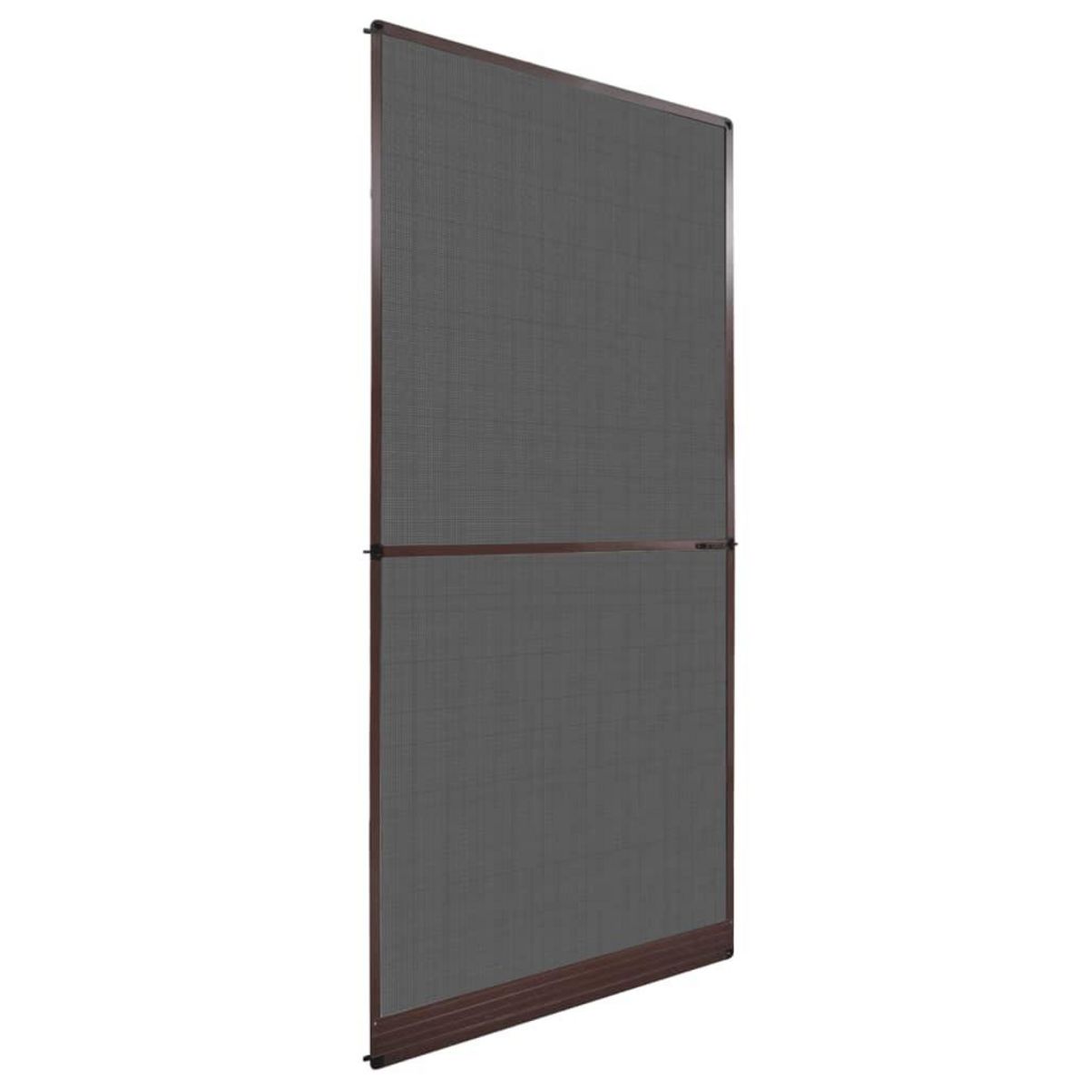 VIDAXL Moustiquaire a charniere pour portes Marron 100x215 cm