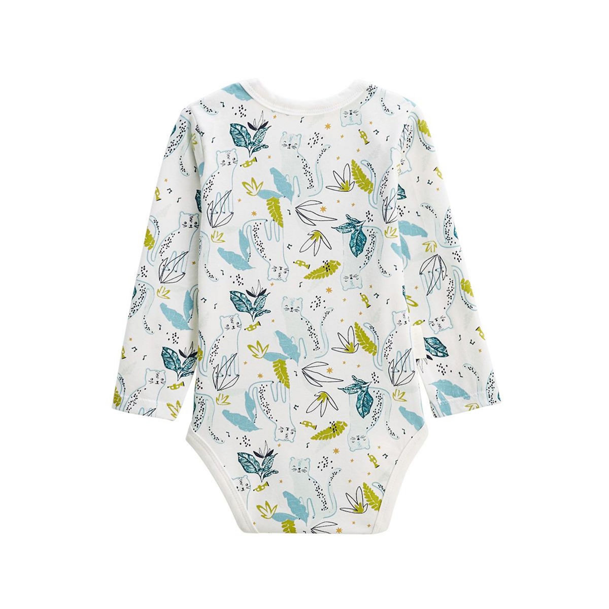 Petit Béguin Lot de 2 bodies bébé manches longues Oscar