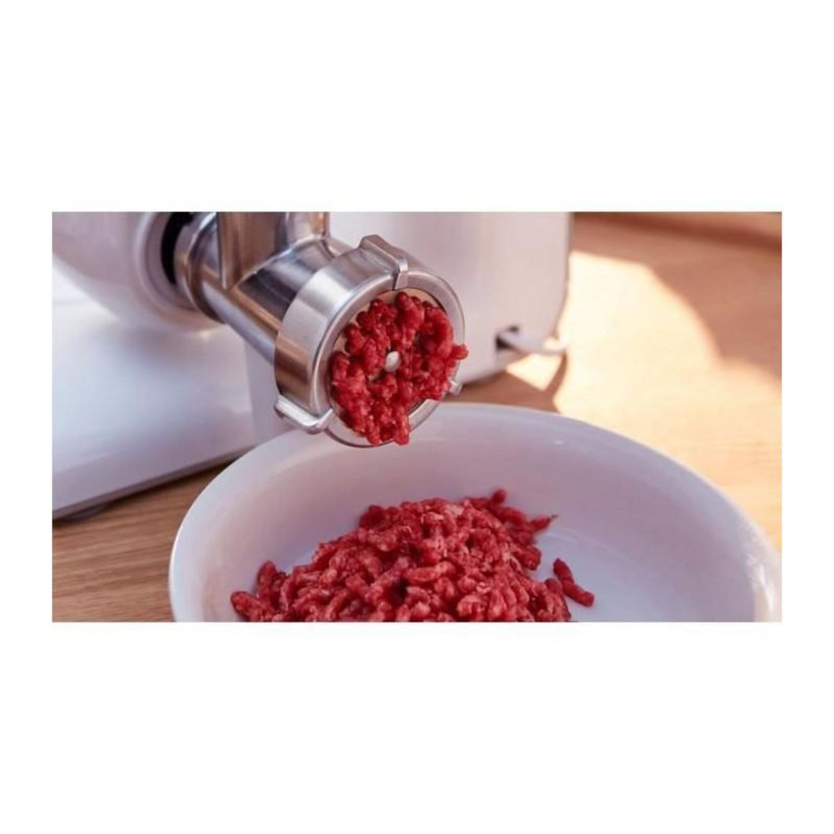 BOSCH Accessoire hachoir a viande - BOSCH - MUZS2FWW - Blanc - Acier satin