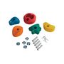 Voir la diapositive 1 : JARDIDECO Set de 5 pierres à grimper multicolor - Jardideco