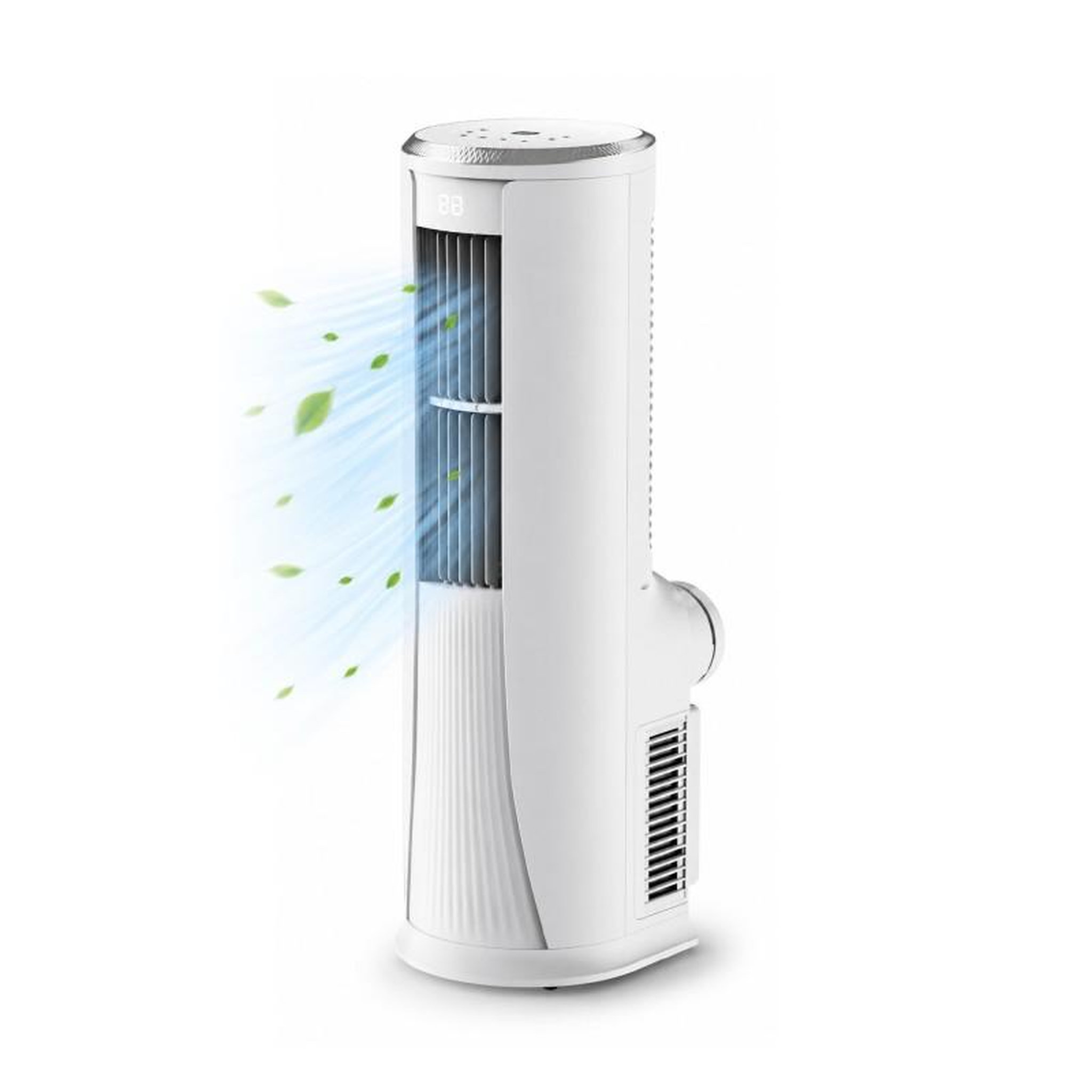 Voir la diapositive 3 : Climatiseur Mobile Réversible - 16 000 Btu - Froid & Chaud - Pompe à Chaleur Intégré