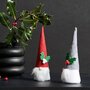 RICO DESIGN Lutin de Noël en feutrine gris 16,5 cm
