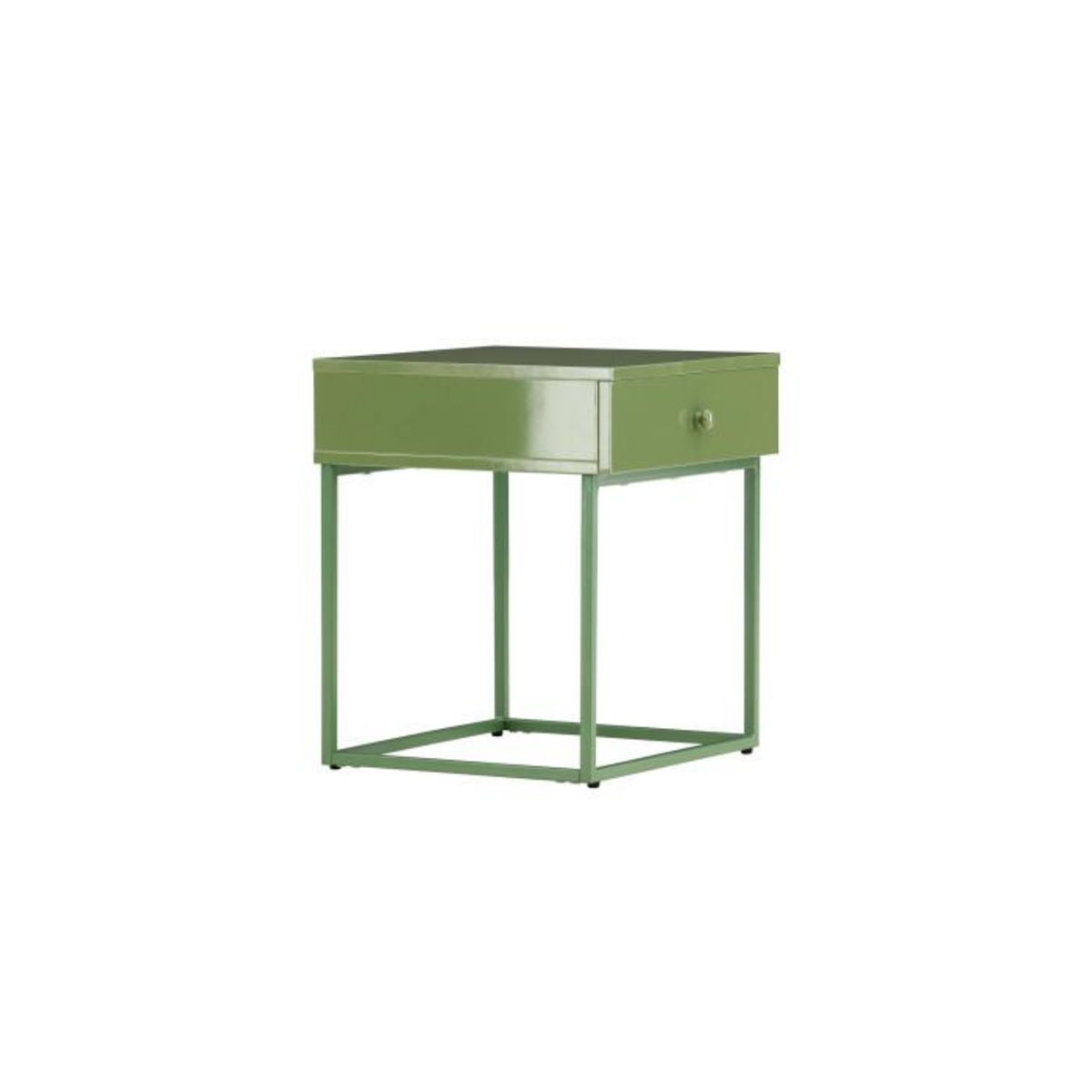 Paris Prix Table de Chevet 1 Tiroir  Bakal  50cm Vert