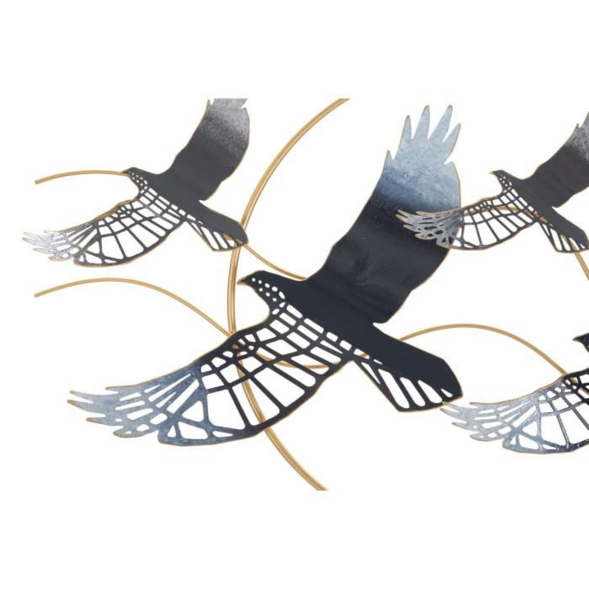 Paris Prix Décoration Murale Encadrée en Métal  Oiseaux  91cm Multicolore