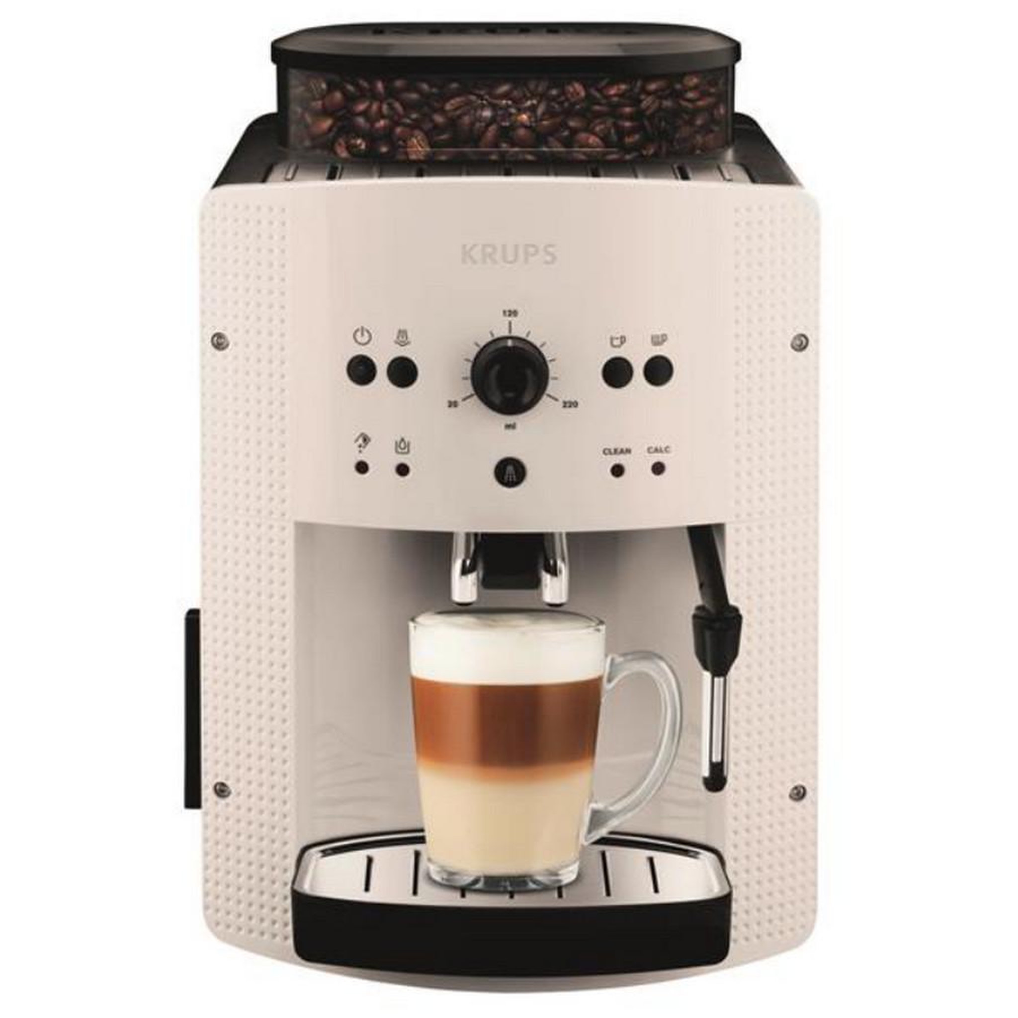 Voir la diapositive 2 : KRUPS Robot café 15 bars blanc - ea810570