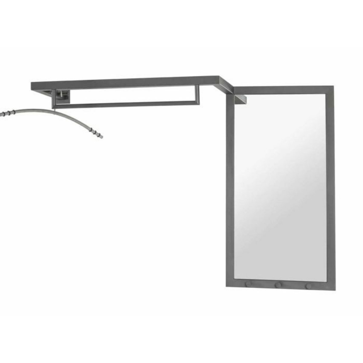 Paris Prix Patère Murale Design  Ama  108cm Anthracite