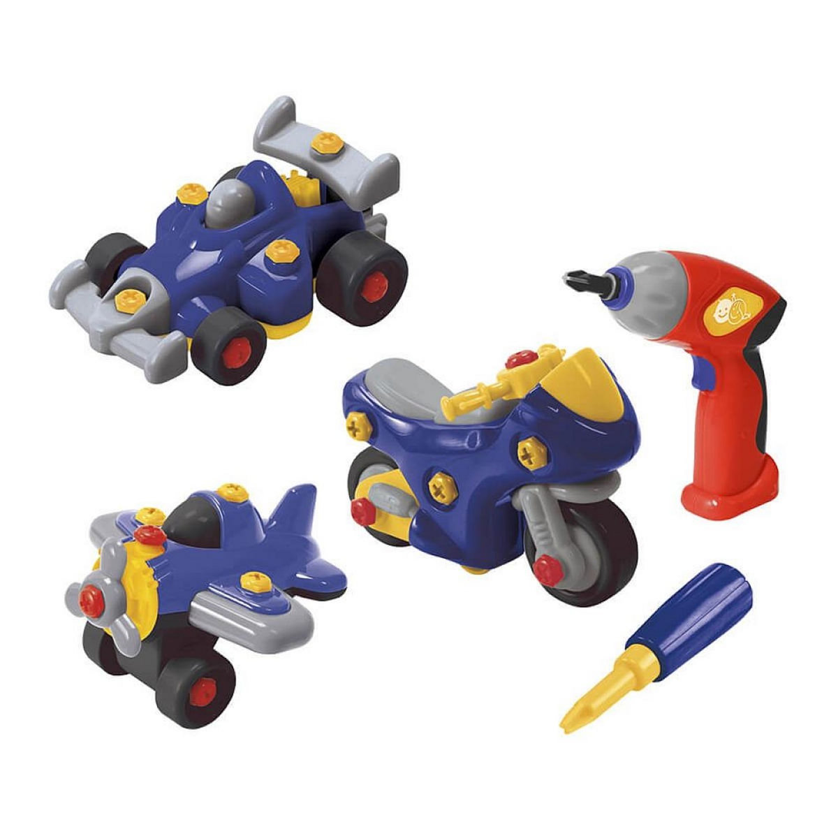 EUREKAKIDS Mecanic Challenge - 3 vehicules a construir pour les petits