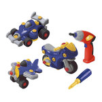EUREKAKIDS Mecanic Challenge - 3 vehicules a construir pour les petits