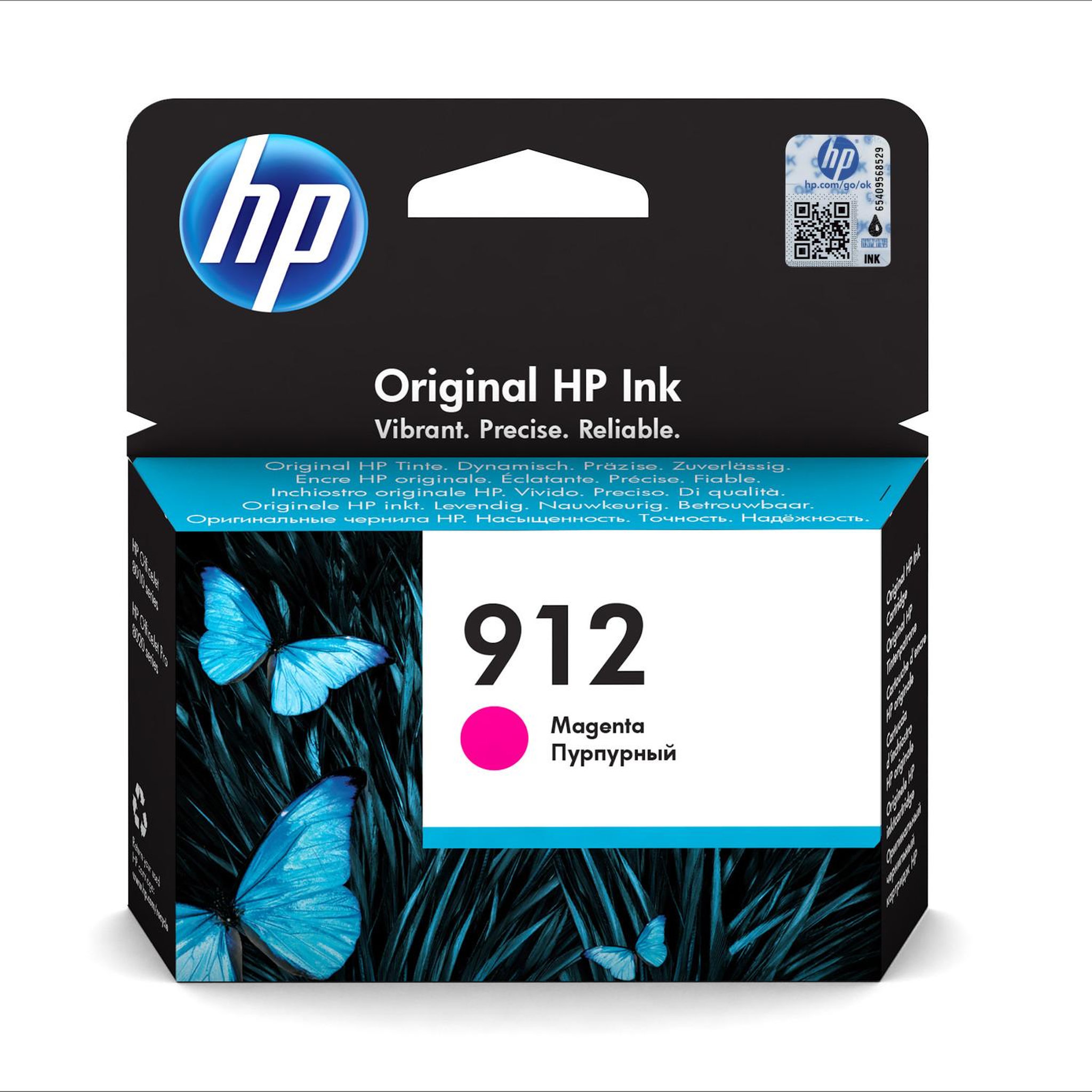 Voir la diapositive 3 : HP Hp 912 cartouche d'encre magenta authentique