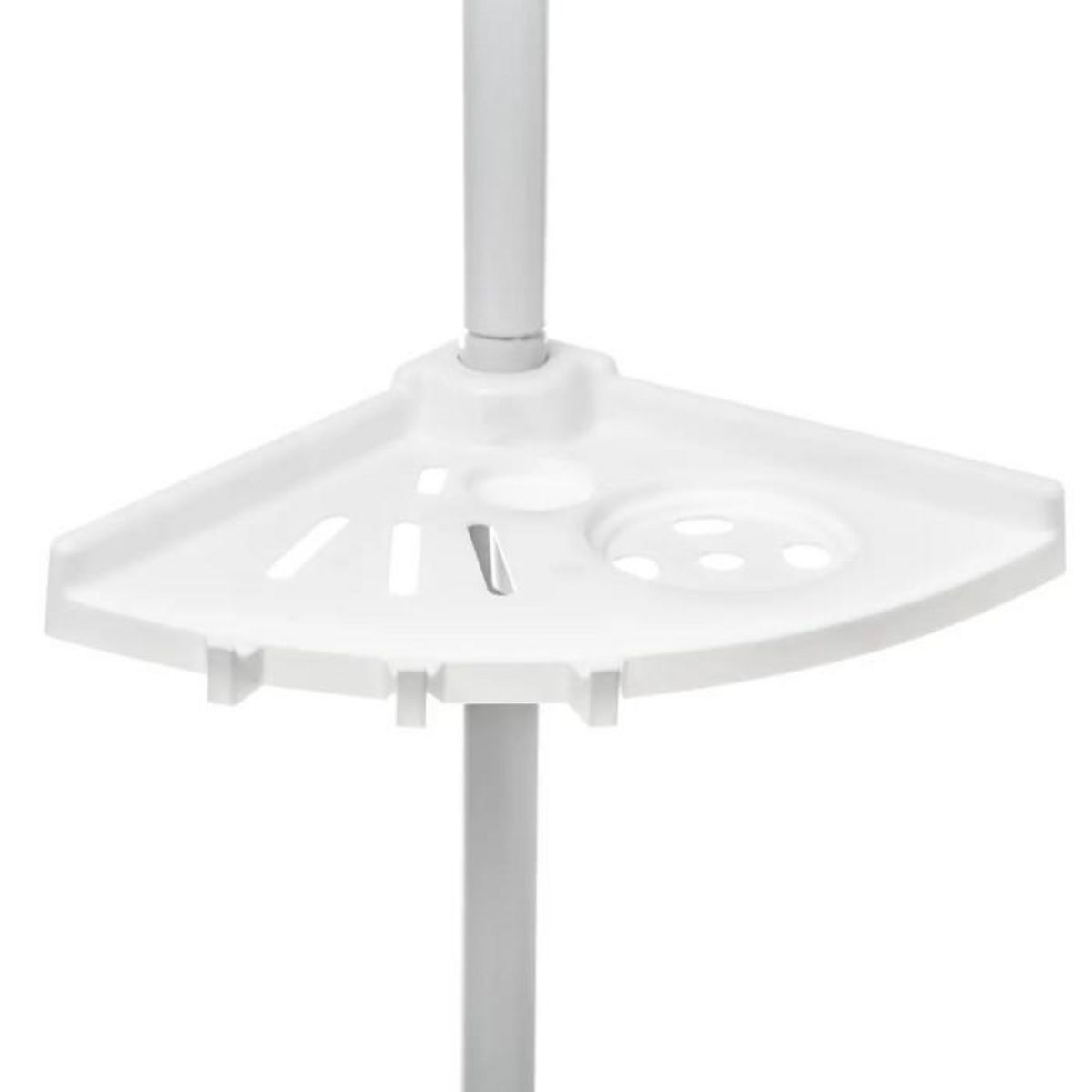 FIVE Étagère de Douche d'Angle  Télescopique  180-240cm Blanc