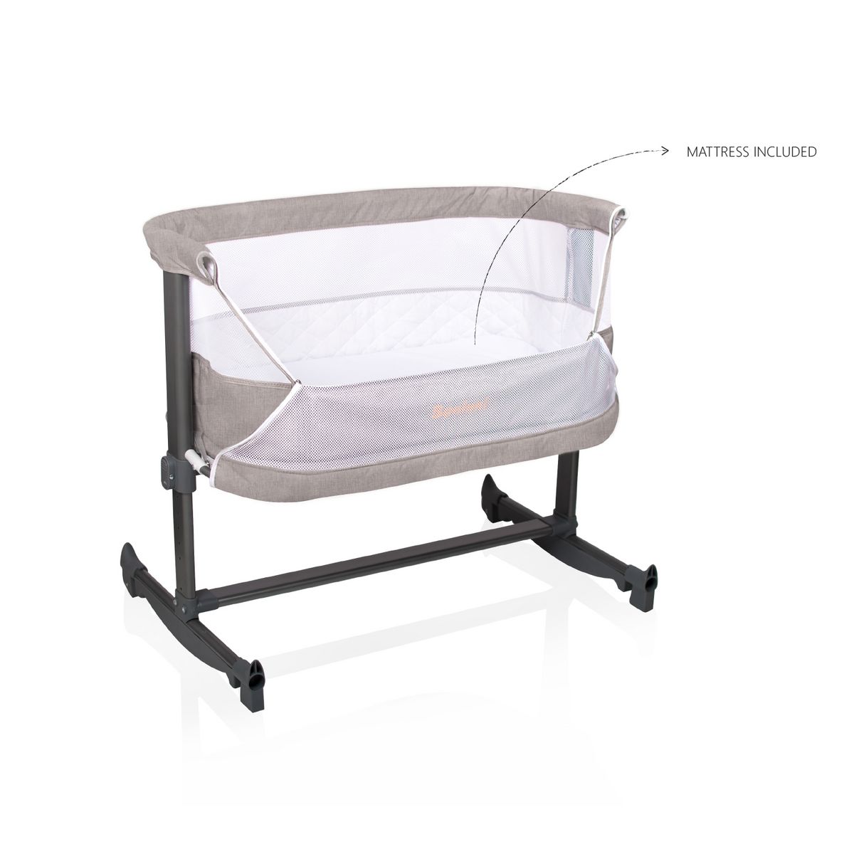 BANINNI Berceau balancelle cododo réglable beige Nesso