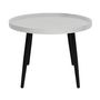 Voir la diapositive 3 : LISA DESIGN Helsinki - table basse - effet marbre - 80 cm