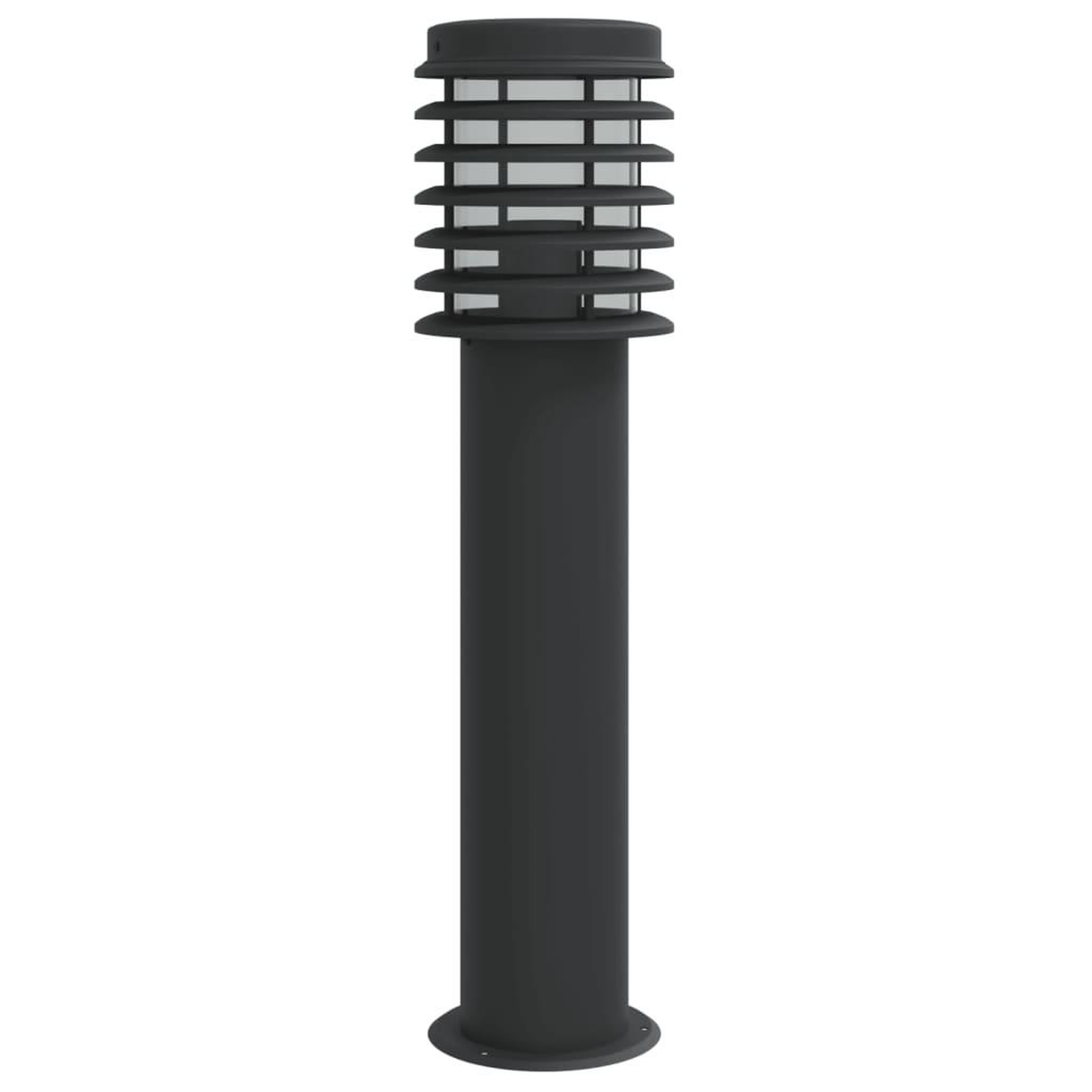 Voir la diapositive 4 : VIDAXL Lampadaire d'exterieur noir 60 cm acier inoxydable