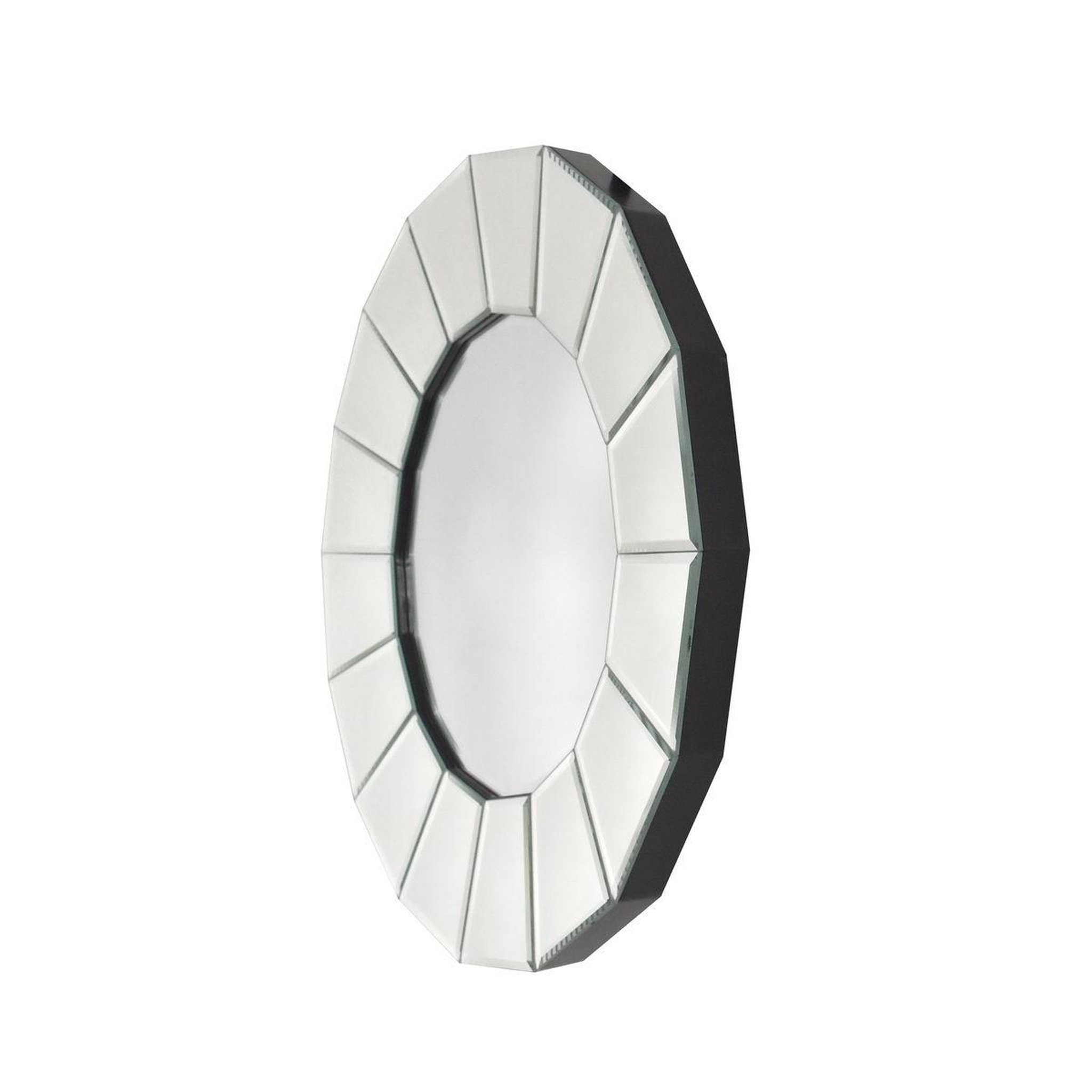 Voir la diapositive 4 : Paris Prix Miroir Mural Design  Amun  60cm Argent
