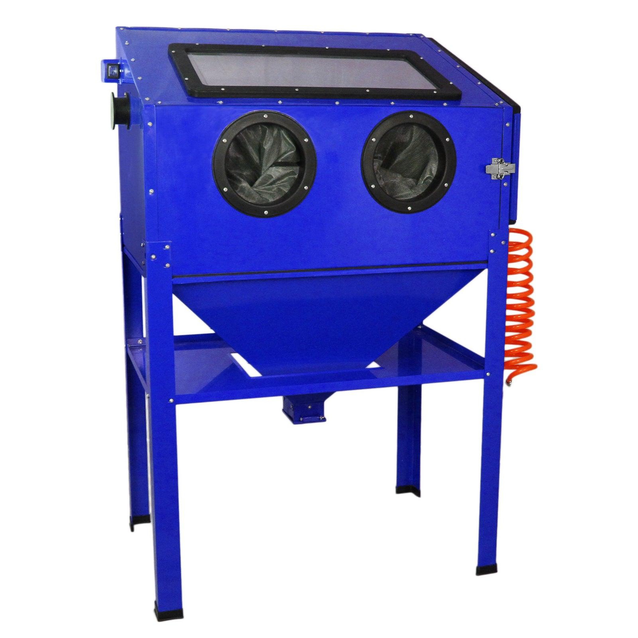 Voir la diapositive 2 : MAXBLAST Cabine de sablage 220 l