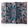 Voir la diapositive 1 : Paris Prix Paravent 5 Volets  Star Mandala Brown & Blue  172x225cm