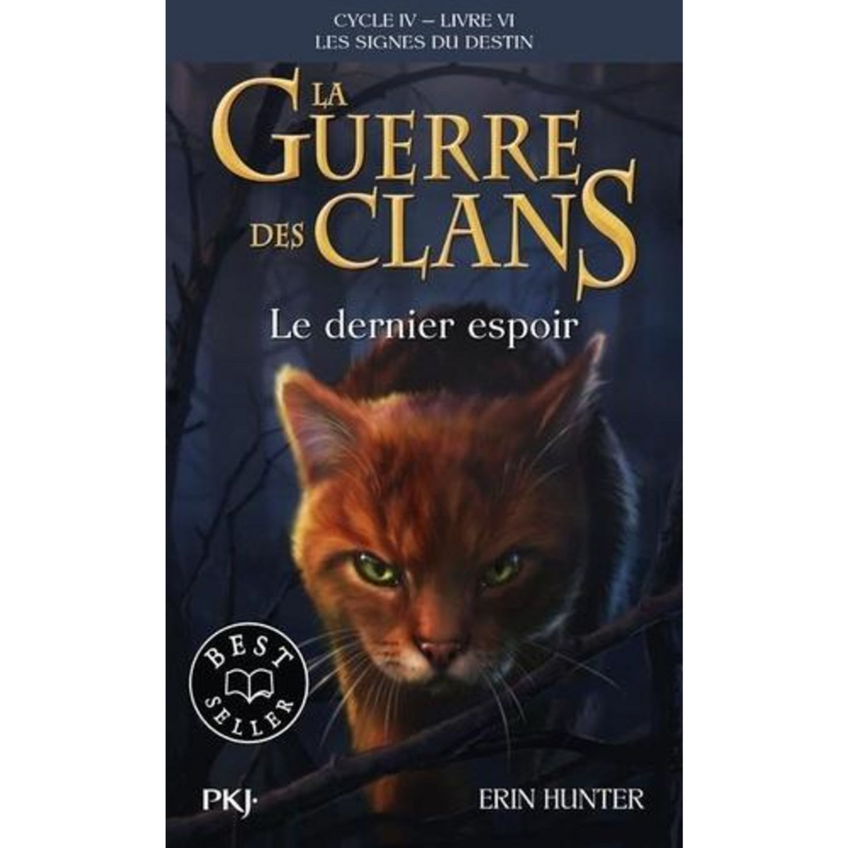 LA GUERRE DES CLANS : LES SIGNES DU DESTIN (CYCLE IV) TOME 6 : LE DERNIER ESPOIR, Hunter Erin