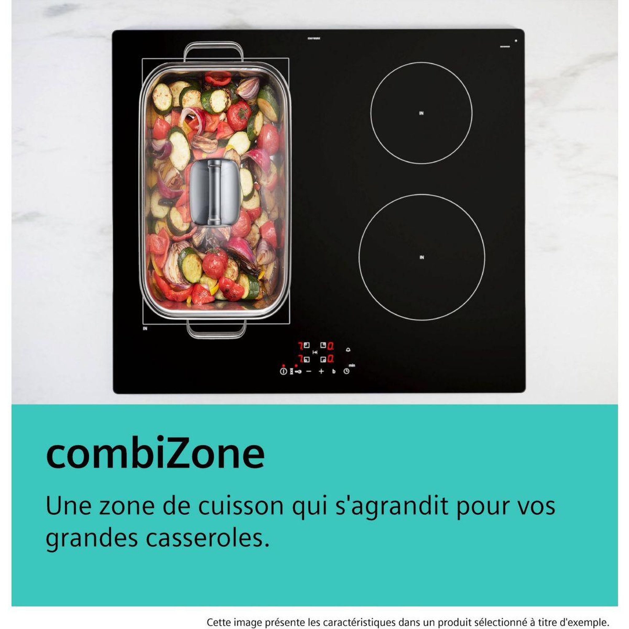Voir la diapositive 5 : Siemens Plaque induction ed61ahsc1e noir mat