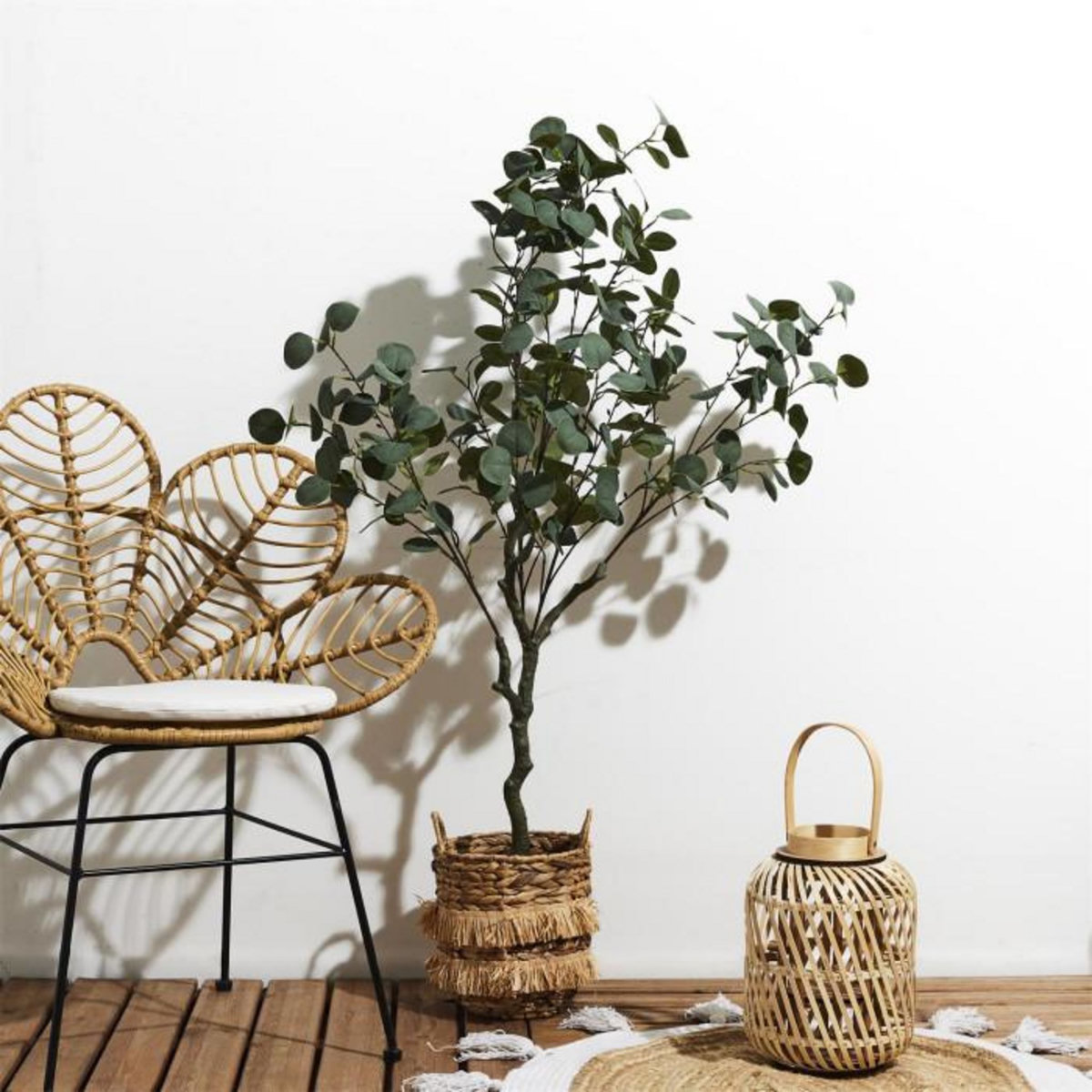 Paris Prix Eucalyptus Artificiel en Pot  Hal  130cm Vert