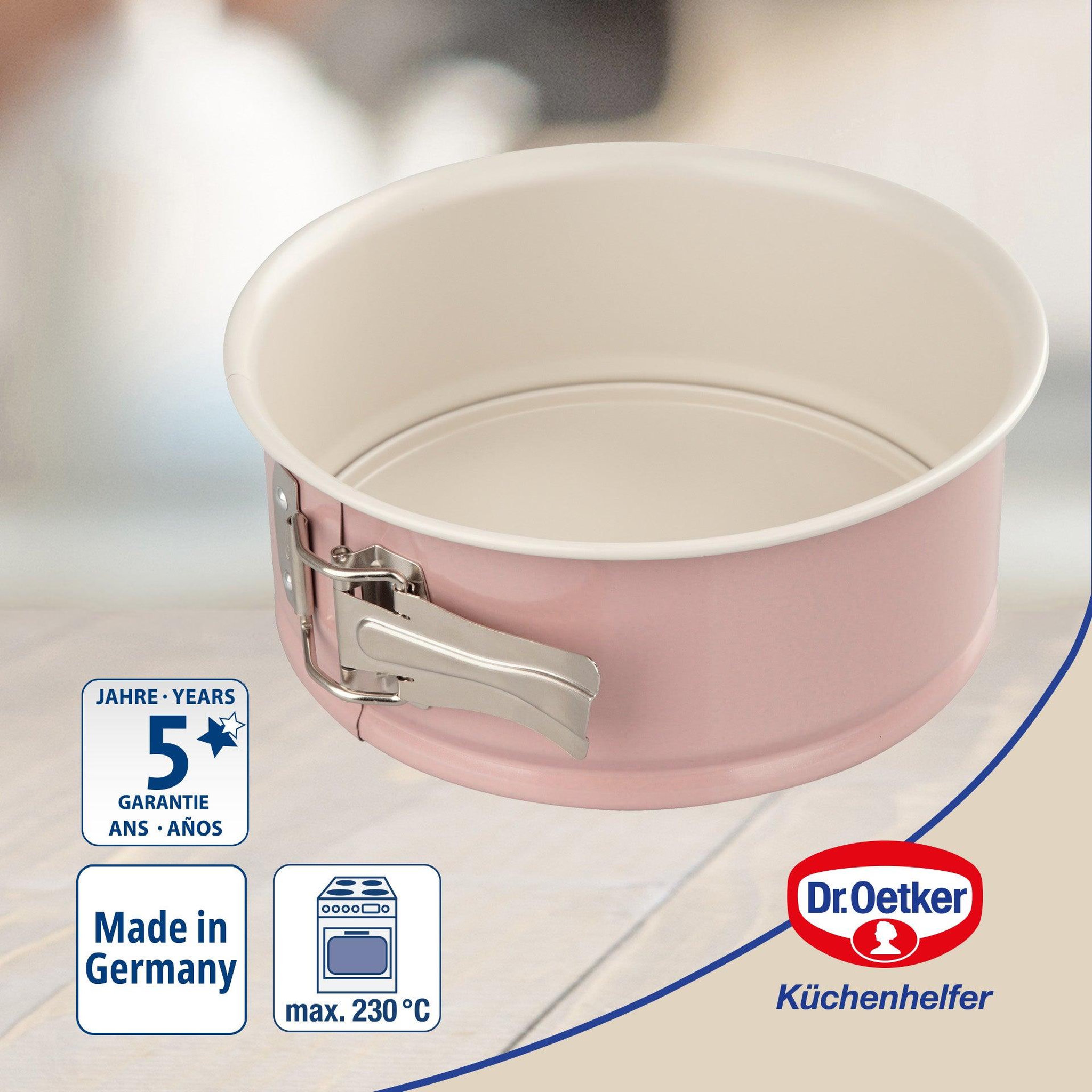 Voir la diapositive 2 : DR.OETKER Moule à manqué à charnière 18 cm dr.oetker rétro