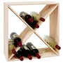 VIDAXL Armoire a vin 62x25x62 cm Bois de pin massif