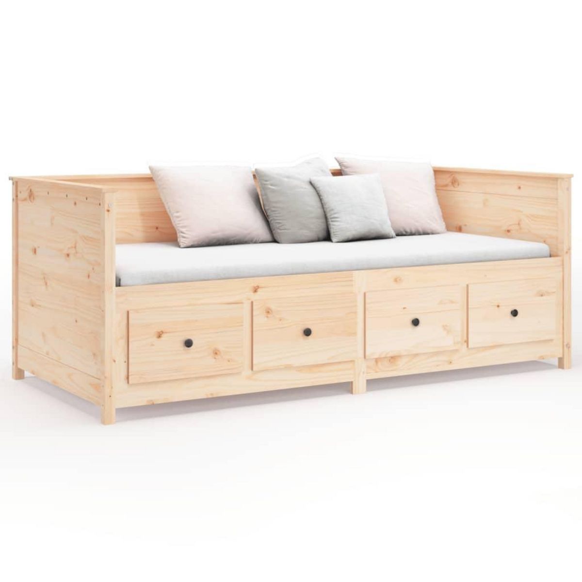 VIDAXL Lit de jour sans matelas 90x190 cm bois de pin massif